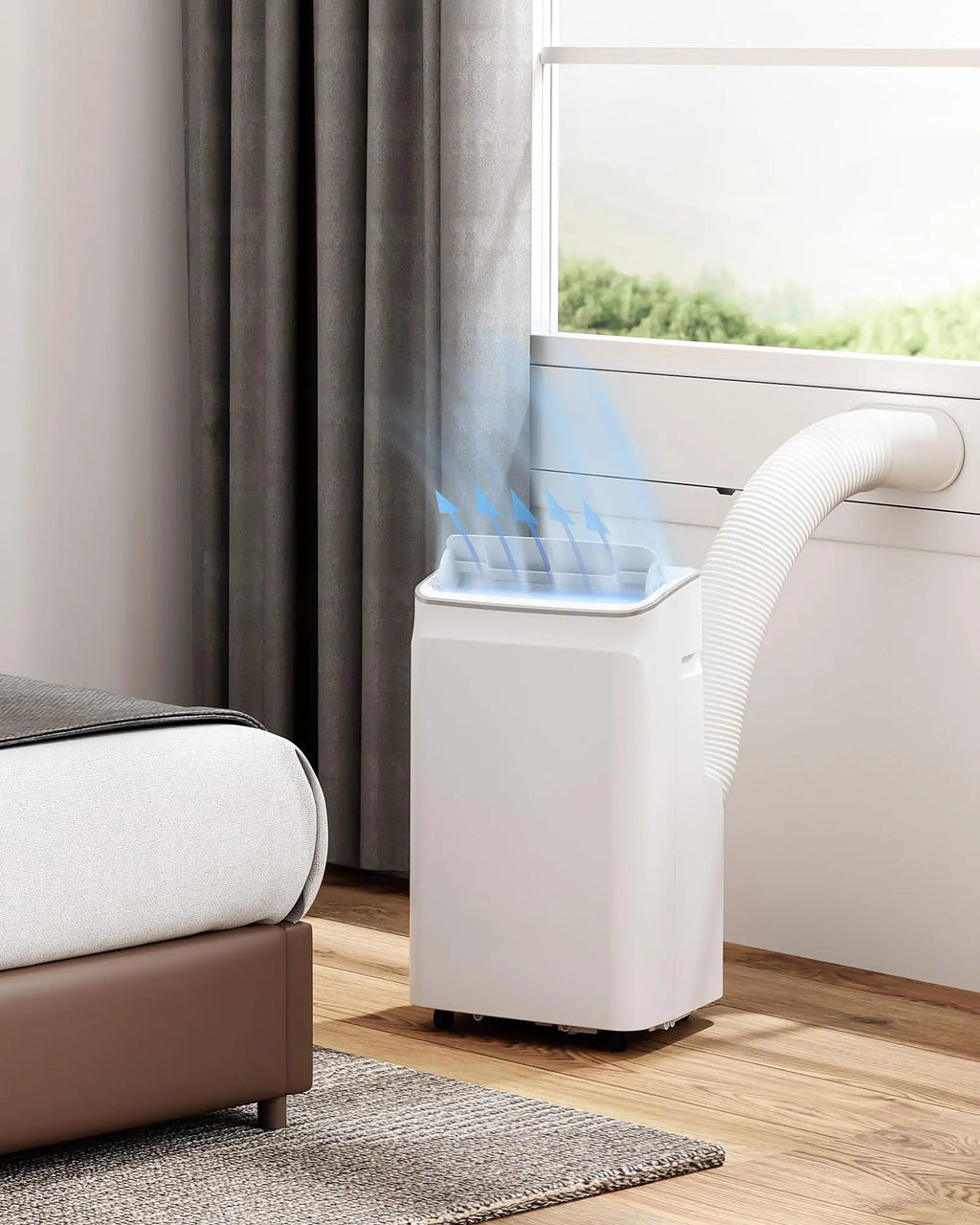3-in-1 Portable Air Conditioner For Home Office, 12000BTU AC With Dehumidifier, Remote & Window Kit, Up to 600 Sq. Ft.