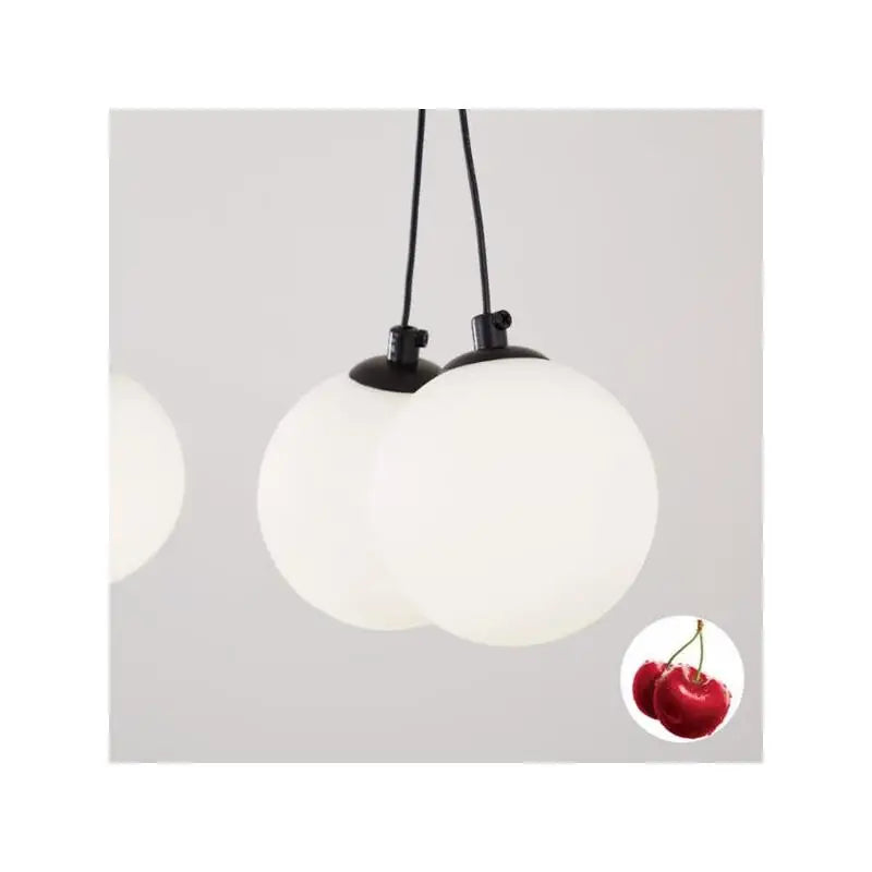 8-Light Sphere Globe Chandelier Kitchen Pendant Light - Modern Lighting Fixture, Perfect for Dining Room and Living Space