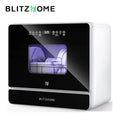 Blitzhome 5.2L Dishwasher with 9 Programs High-Temperature Spray Washing Countertop Table Smart Countertop Dish Washers Machine