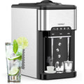 3-in-1 Countertop Water Dispenser with Ice Maker, Fits 3-5 Gallon Bottles, Hot/Cold, 48 lbs/day, 12 Ice Cubes, 4 lbs Basket