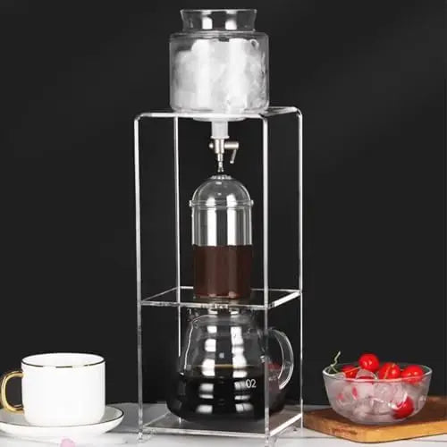 Maker Capacity Tea Tower,Cold Brew Drip Tower,Cold Brew Drip Coffee Maker, Ice Coffee Machine with Slow
