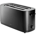 Enfinigy 4-Slice Long Slot Toaster Extra Wide 1.5 Slots for Bagels and Toast Black