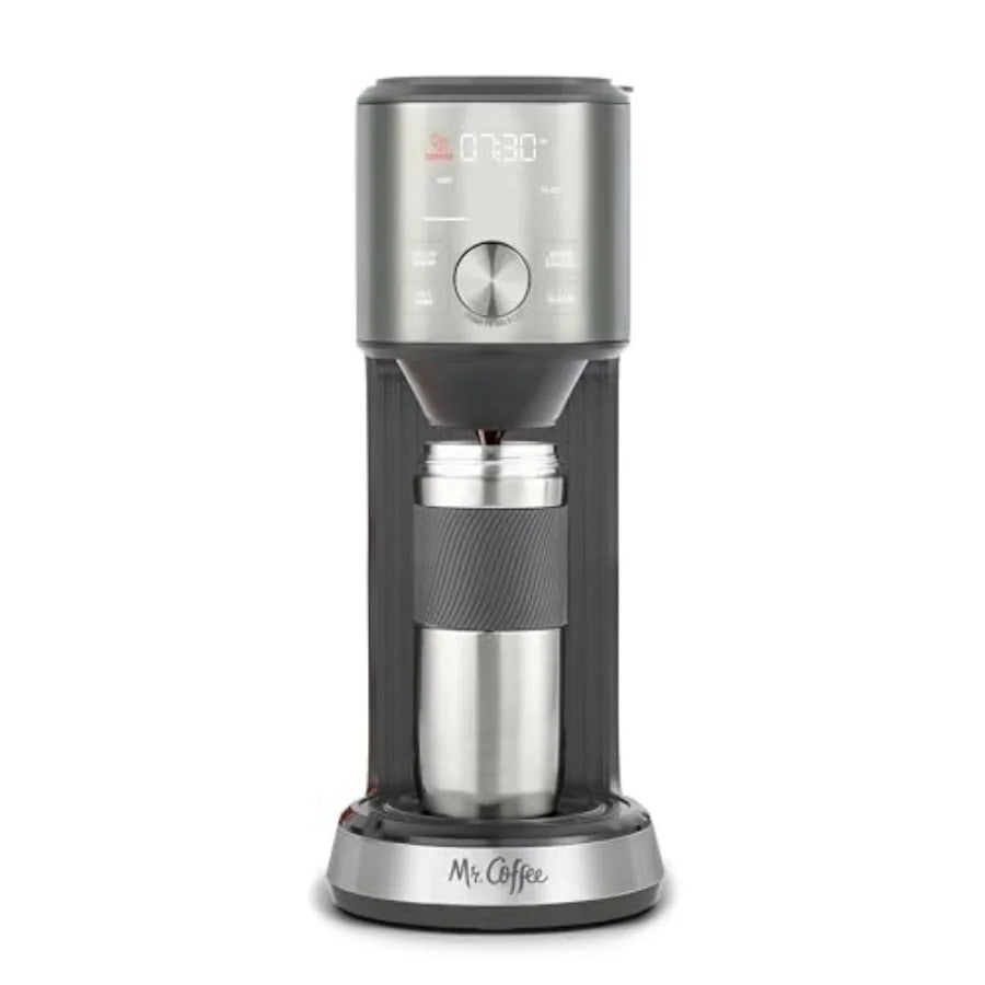 Hot Cold Brew Coffee Maker Tea Brewer for Home Use with Stainless Steel Filter Black Design Energy Efficient and Easy to Clean