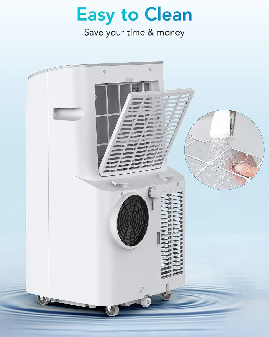 3-in-1 Portable Air Conditioner For Home Office, 12000BTU AC With Dehumidifier, Remote & Window Kit, Up to 600 Sq. Ft.