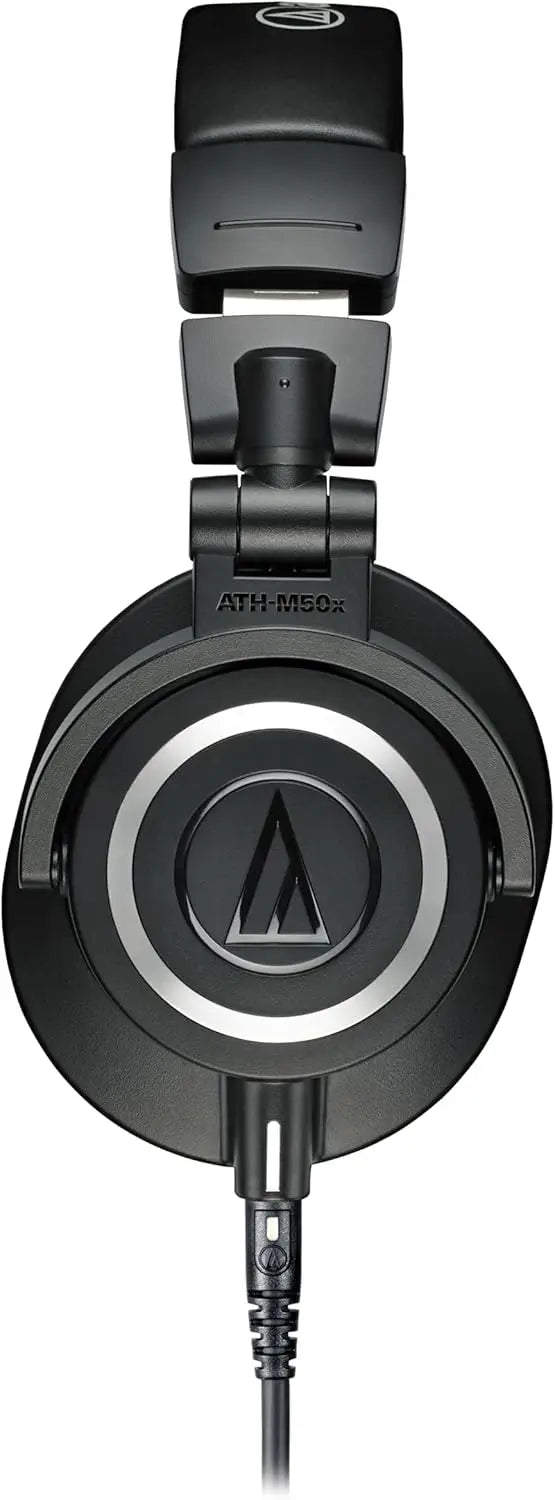 Professional Studio Monitor Headphones, Black, Detachable Cable, Critically Acclaimed for High-Quality Audio
