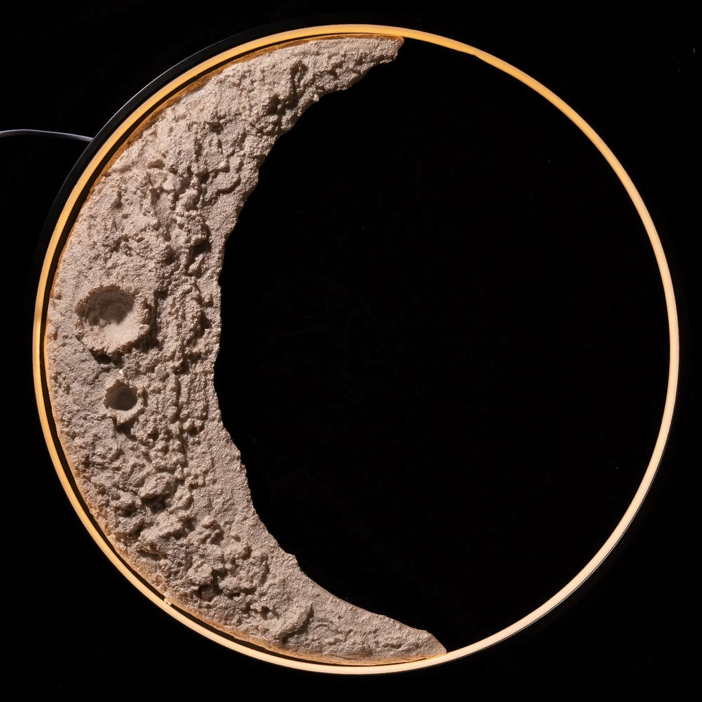 3D Moon Wall Lamp Indoor and Outdoor Lighting for Living Room Bedroom Decoration