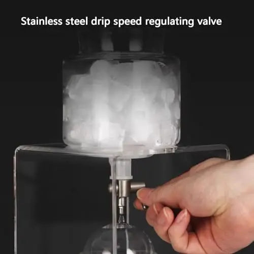 Maker Capacity Tea Tower,Cold Brew Drip Tower,Cold Brew Drip Coffee Maker, Ice Coffee Machine with Slow