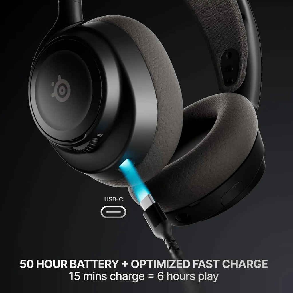Wireless Gaming Headset with App Control, 50+ HR Play, Mix 2.4GHz/Bluetooth for PC, PS5, PS4, Switch, Mobile in Black