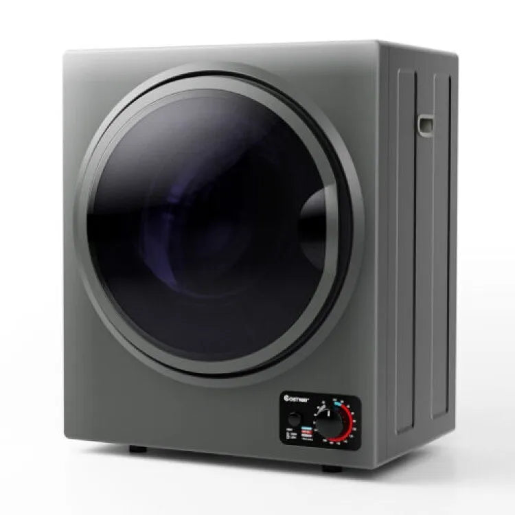 1.5 Cu .ft Compact Portable Electric Clothes Laundry Dryer w/Stainless Steel Tub