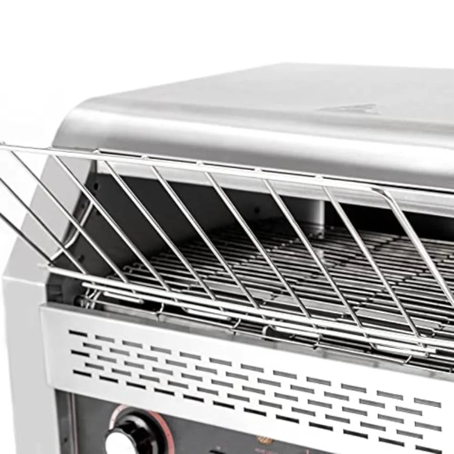 150-450 Slices/Hour Commercial Conveyor Toaster Stainless Steel Heavy Duty Industrial Bread Baking Machine with 3 Ring Heating