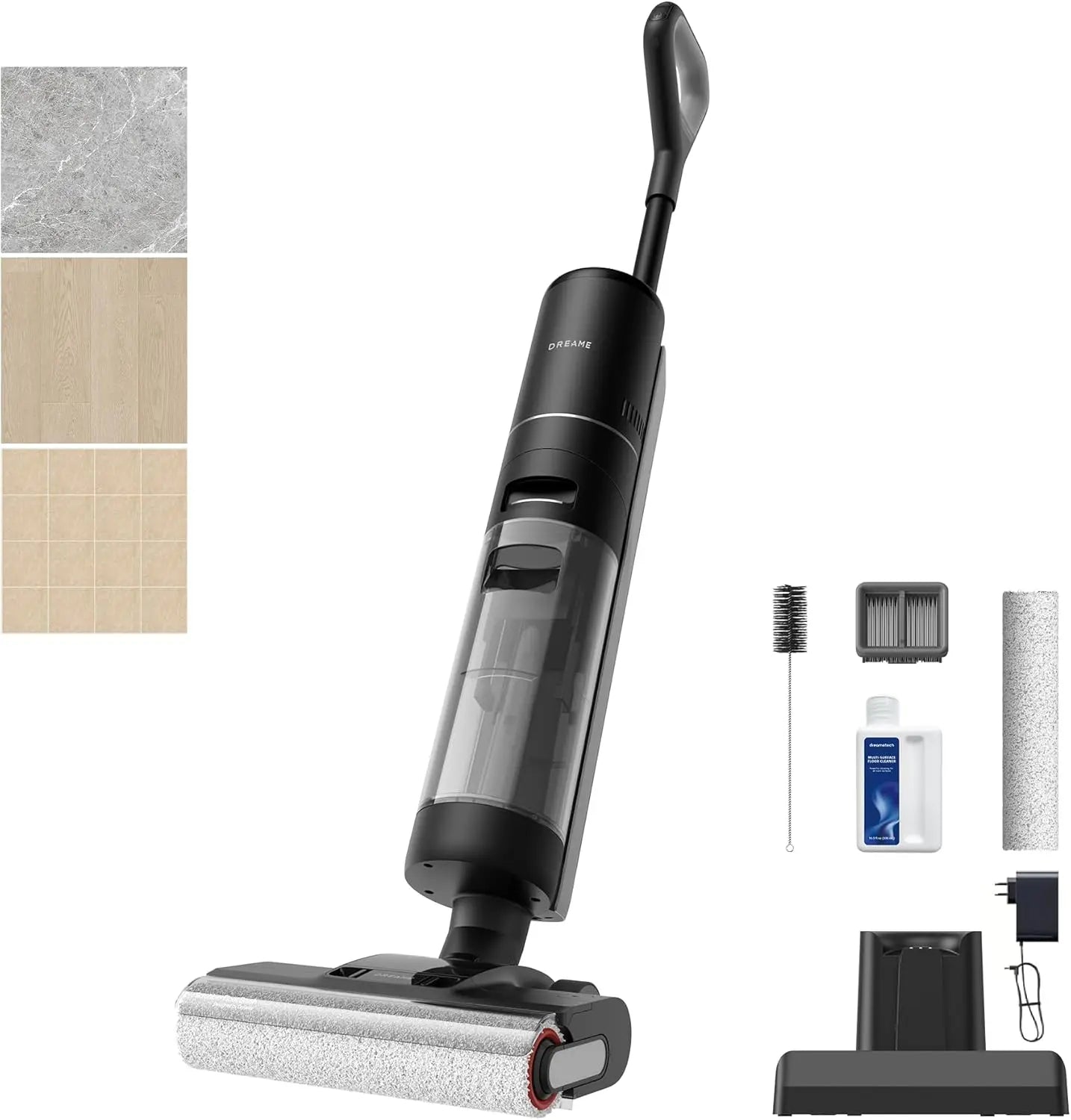 G10 Pro Wet Dry Vacuum Cleaner, Auto Self-Cleaning, 35 Mins Runtime, Edge Cleaning for Hard Floors