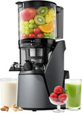 3-in-1 Cold Press Juicer with Large Chute, 100oz Capacity, AC Motor for Juice, Nut Milk & Sorbet