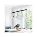 8-Light Sphere Globe Chandelier Kitchen Pendant Light - Modern Lighting Fixture, Perfect for Dining Room and Living Space